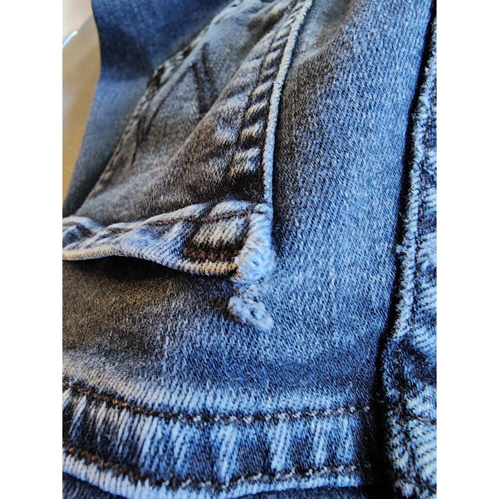 Mother The Insider Crop Step Fray Jeans Night In Venice Dark Wash 25 - Picture 8 of 11